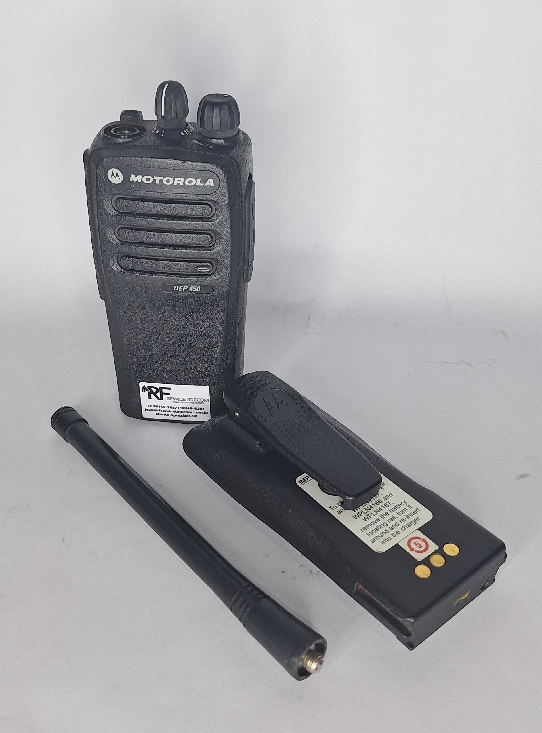 Rádio Bidirecional Motorola DEP 450 VHF